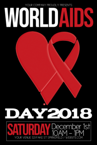 Customizable Design Templates For Hiv Postermywall