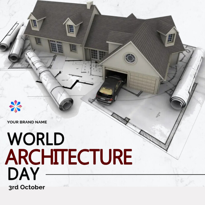 Copy of world architecture day PosterMyWall