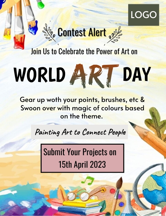 World Art Day Template | PosterMyWall