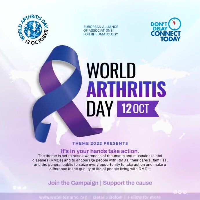 World Arthritis Day Post Template | PosterMyWall