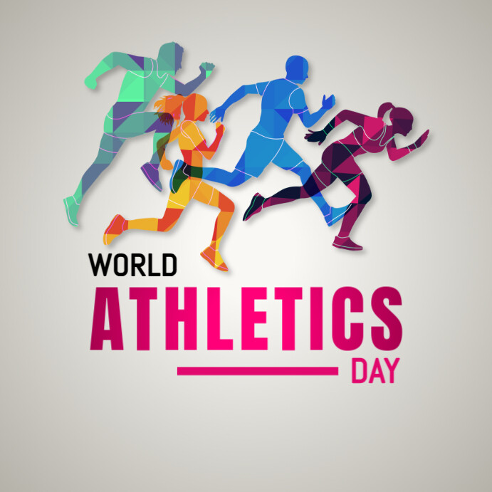 World Athletics Day 2025 Instagram Post template