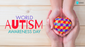 白色 World Autism Awareness Day Twitter 帖子 Template