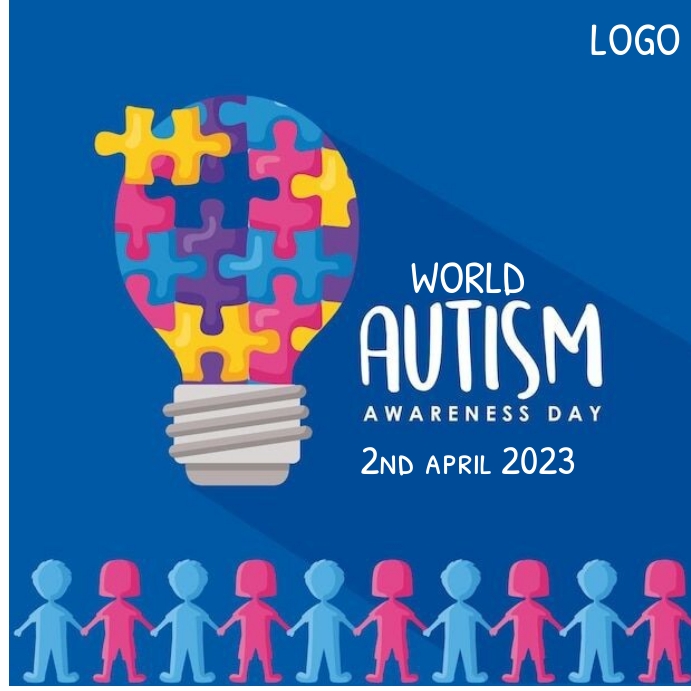 Autism Poster Sample world autism awareness day poster Template | PosterMyWall