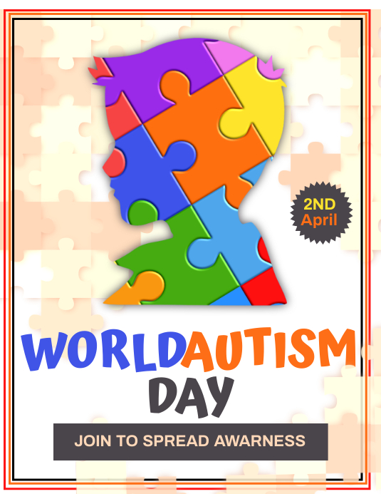 World Autism Day, Autism Template PosterMyWall
