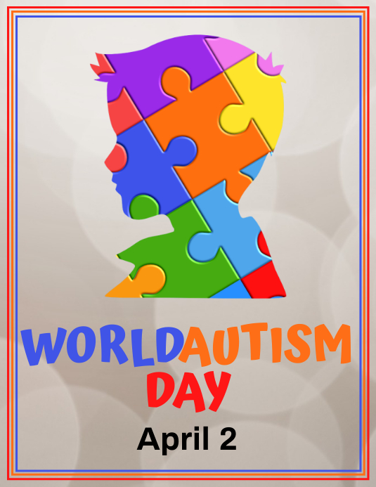 World Autism Day, Autism Template PosterMyWall