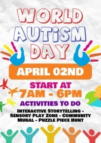 World Autism Day Activities A4 template
