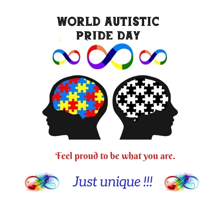 Copy of world autistic pride day PosterMyWall