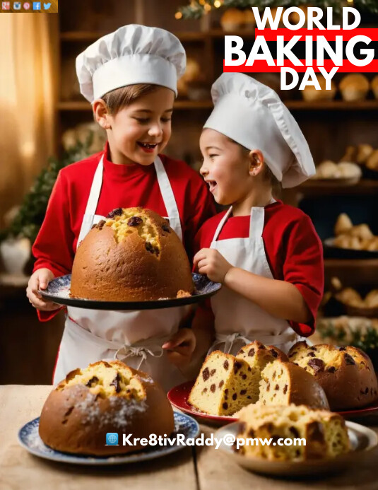 Baking World World Baking Day Template | PosterMyWall
