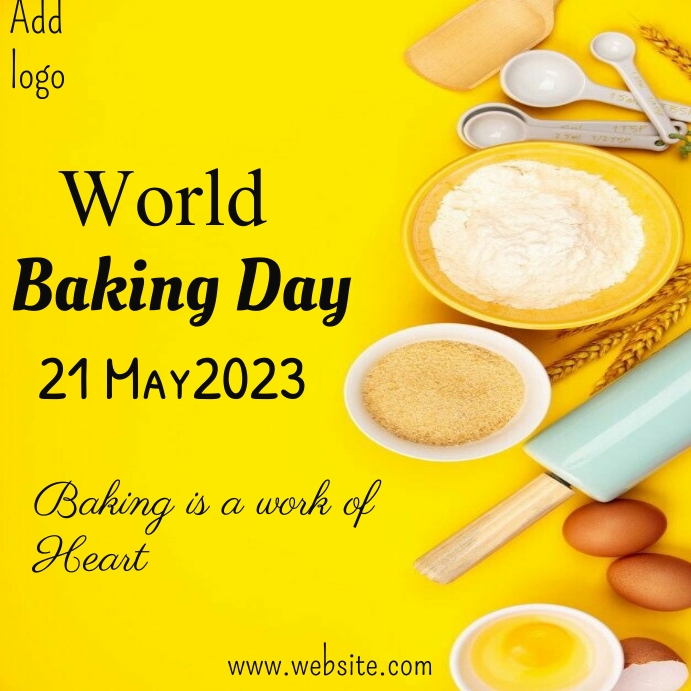 World baking day instagram post Template PosterMyWall