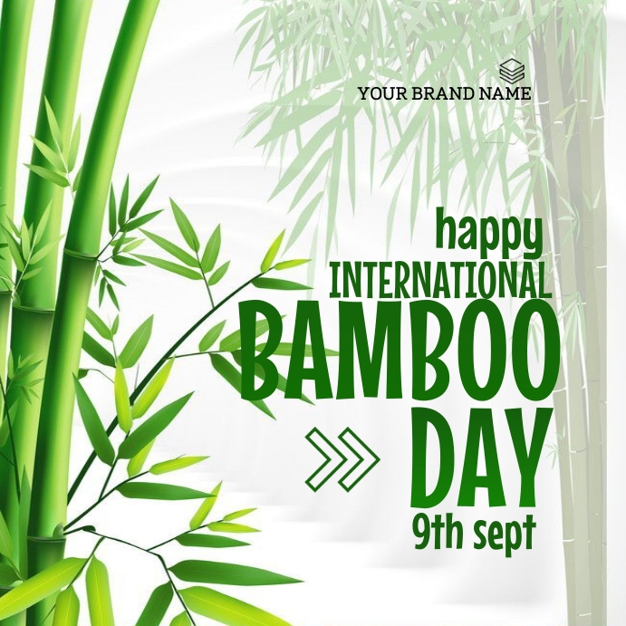 WORLD BAMBOO DAY Template PosterMyWall
