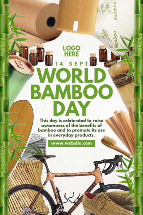 World Bamboo Day Poster Template | PosterMyWall