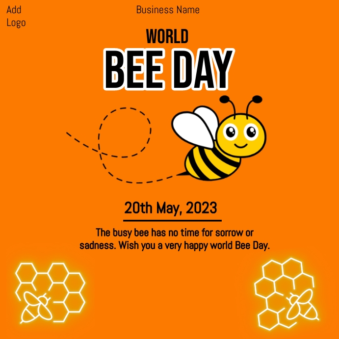 Topfunyy - Decorazione per torta con scritta Happy Bee Day, con scritta Happy Bee Day, per feste di compleanno a tema Bumble Bee