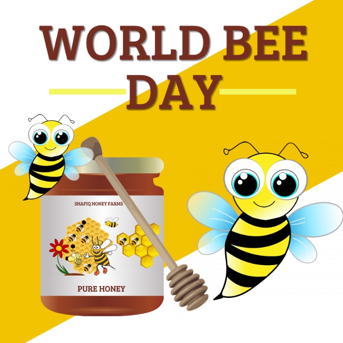 Plantilla De World Bee Day Postermywall Plantilla De World Bee Day Postermywall