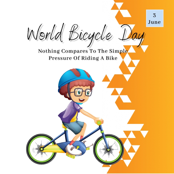 World Bicycle Day Template Postermywall World Bicycle Day Template Postermywall