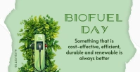 World Biofuel Day Okładka wydarzenia na Facebooku template