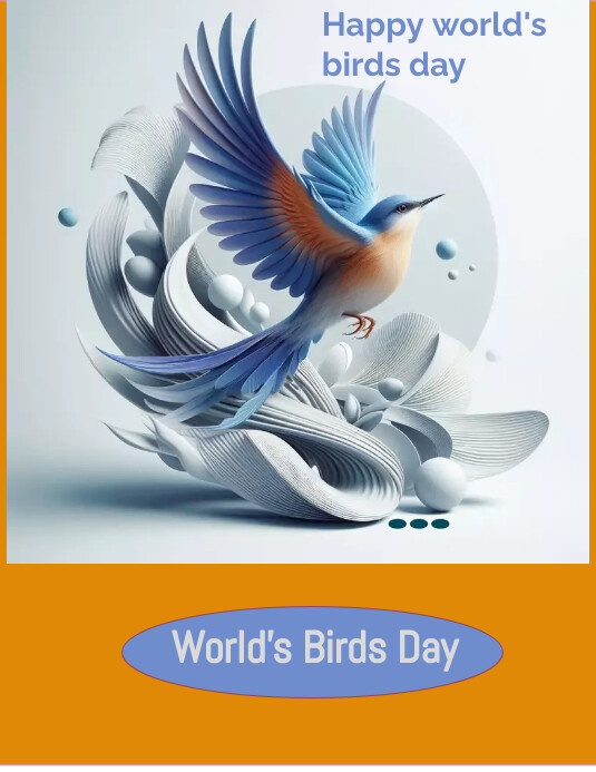 Copy of World bird's day | PosterMyWall