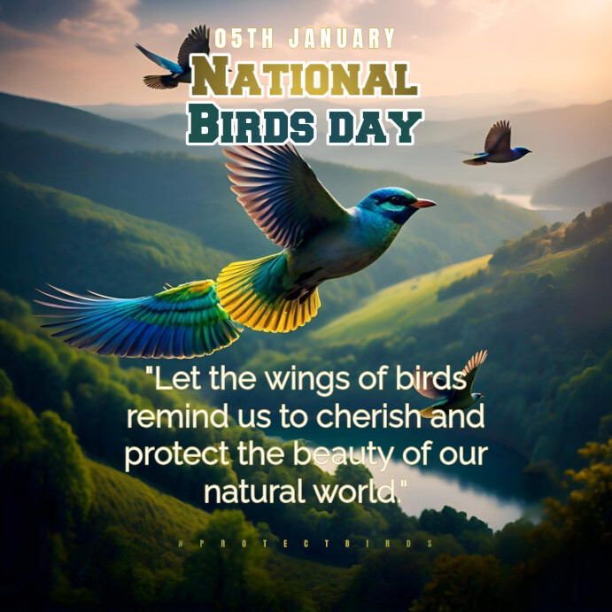 Copy of World Bird Day Instagram Post PosterMyWall
