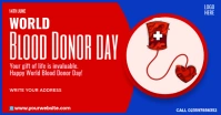 World Blood Donor Day Facebook Image template