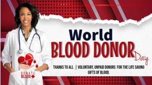 World Blood Donors Day Digitalt display (16:9) template