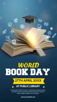 world book day Instagram Story template