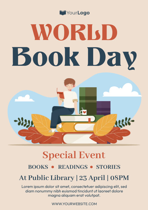 Plantilla de World Book Day Flyer Template | PosterMyWall