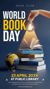 World Book Day Instagram Story template