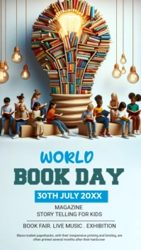 World Book Day Instagram Story template