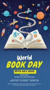 World Book Day Instagram Story template