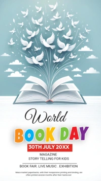 World Book Day Instagram Story template