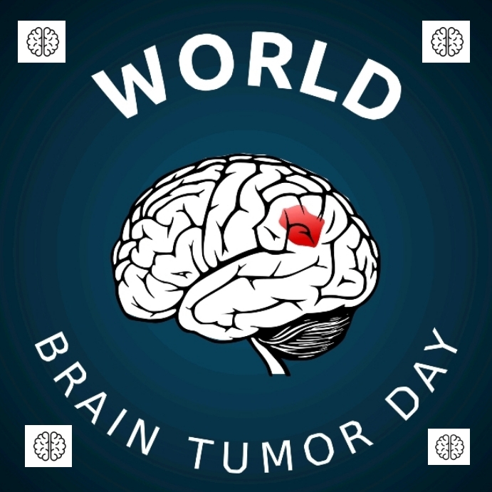 World Brain 🧠 Tumor Day Instagram post template