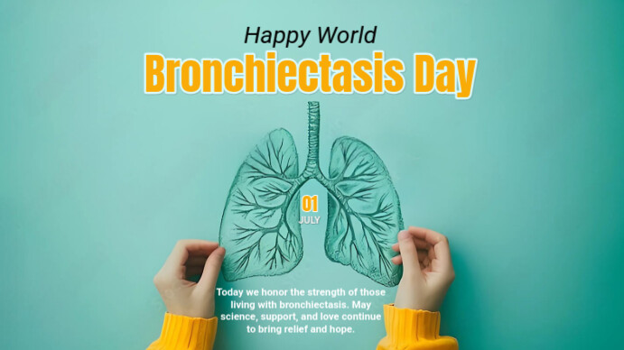 World Bronchiectasis Day Affichage numérique (16:9) template