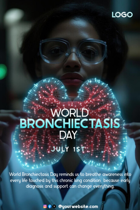 World Bronchiectasis Day Template  Poster