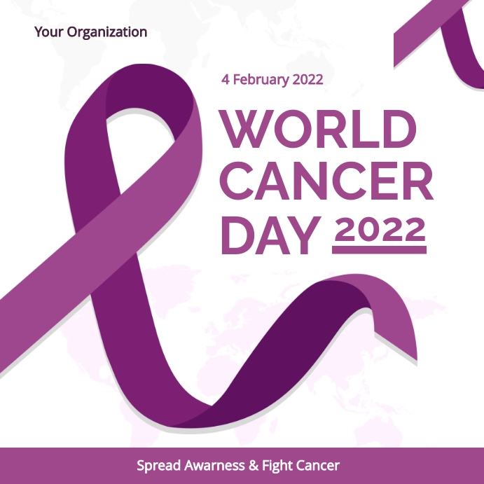 Copy of World Cancer Day 2022 Instagram Post Template PosterMyWall