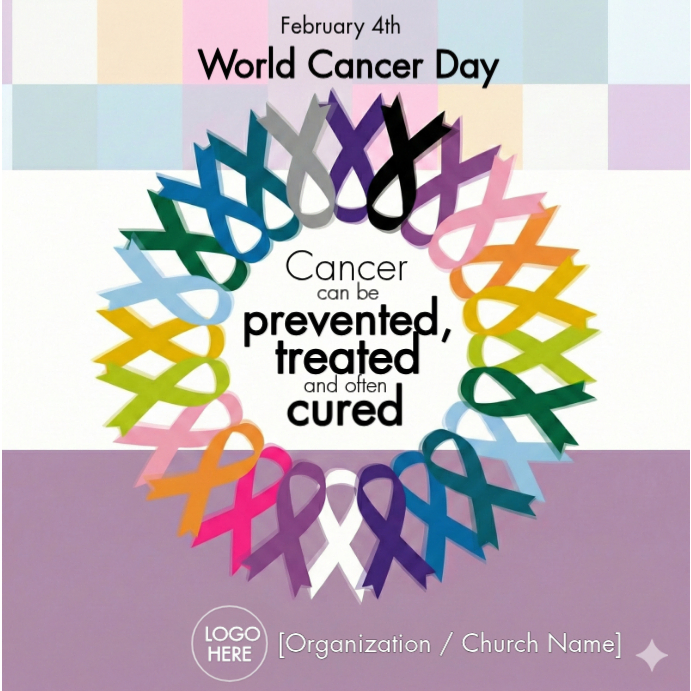 World Cancer Day Awareness Poster | Cancer Prevention & Cure Flyer ...