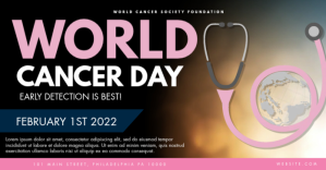 Sort World Cancer Day Facebook Shared Image Template