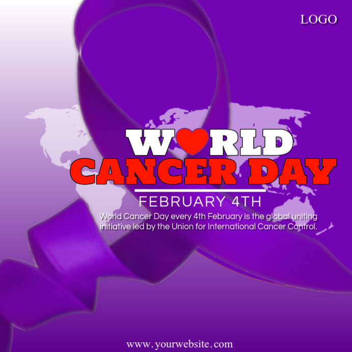 Plantilla de world cancer day template | PosterMyWall