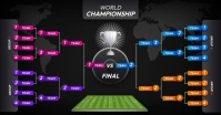 World Championship Bracket Facebook Shared Image template