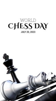 world chess day História do Instagram template