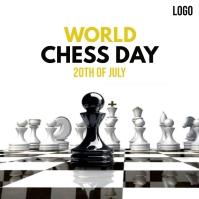 World chess day Instagram Post template