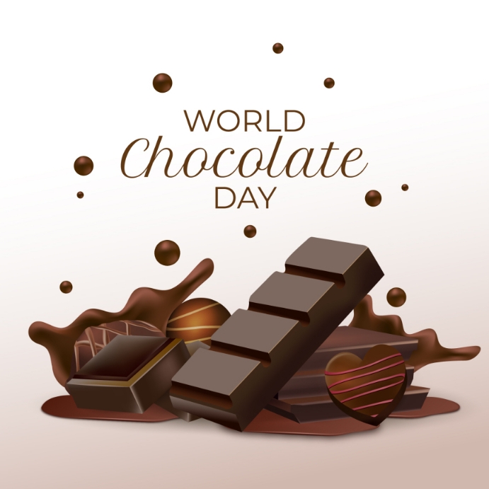 Copy of World chocolate day background design | PosterMyWall