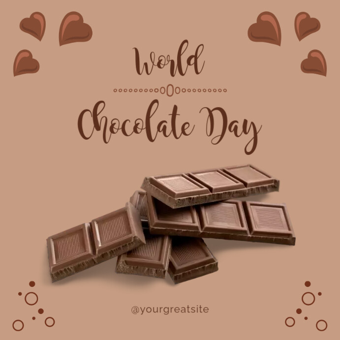 Plantilla de World Chocolate Day | PosterMyWall