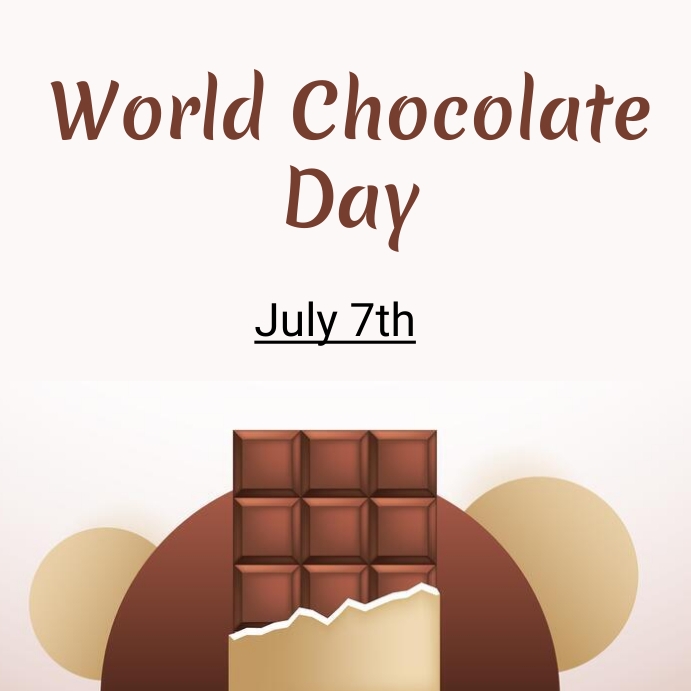 world chocolate day Template | PosterMyWall