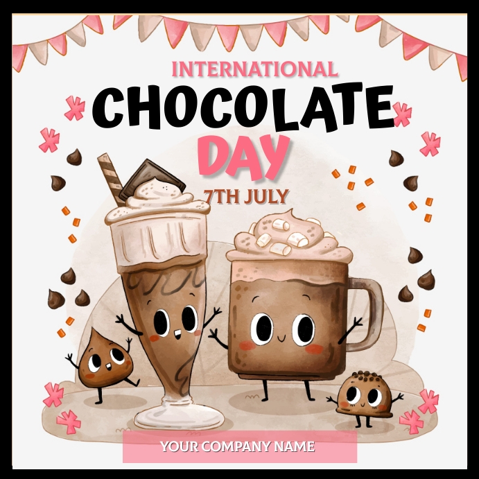 WORLD CHOCOLATE DAY Template | PosterMyWall