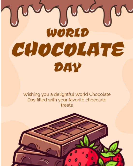 World Chocolate Day Template | PosterMyWall