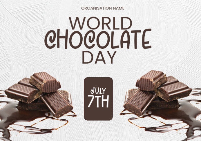 Copy of World Chocolate Day Flyer A3 | PosterMyWall