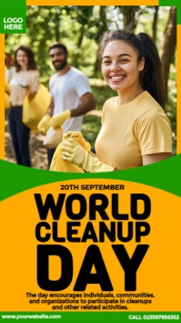 World Cleanup Day Instagram Story template