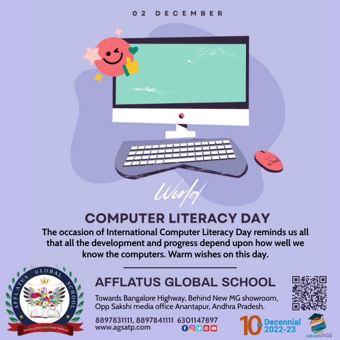 World Computer Literacy Day Template | PosterMyWall