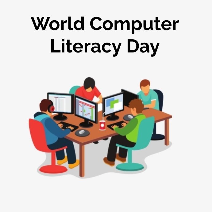 World Computer Literacy Day Template | PosterMyWall
