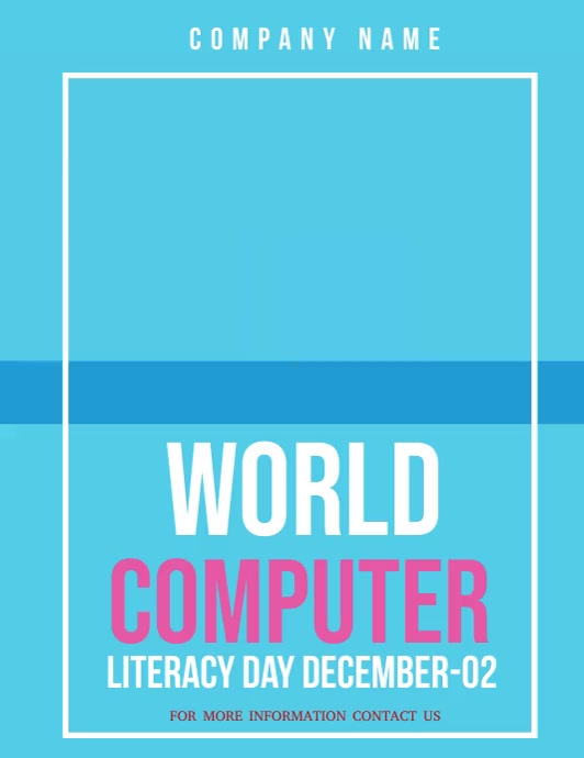 world computer literacy day Template | PosterMyWall