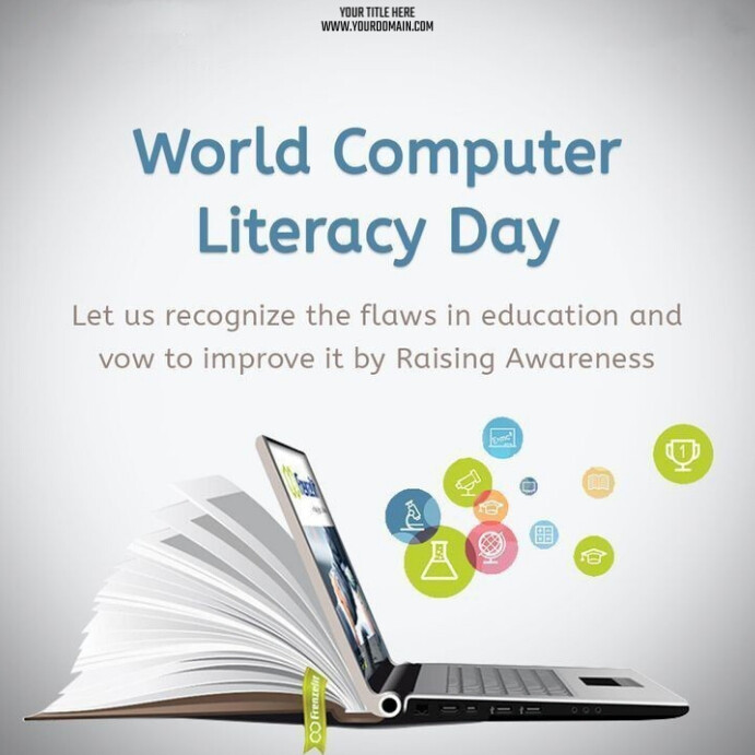 World Computer Literacy Day Template | PosterMyWall